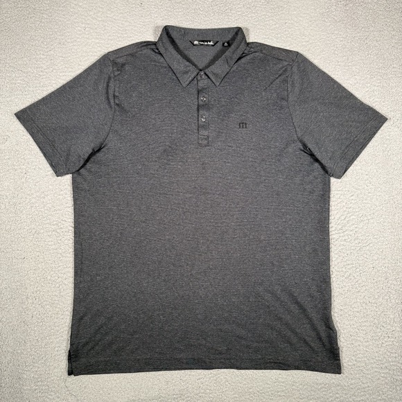 Travis Mathew Other - Travis Mathew Shirt Mens XXL Gray Performance Golf Polo Stretch Casual Preppy